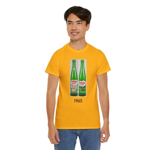 Retro - Kickapoo Joy Juice Applied Color Label Green Bottle Unisex Cotton Tee - Picture 47 of 157
