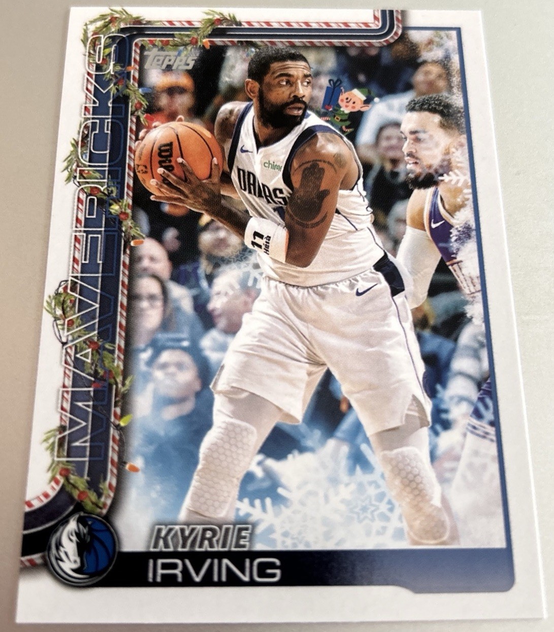 2025-26 Topps Holiday Kyrie Irving Variation Hidden Elf #HE-KI SSP MAVS Case Hit