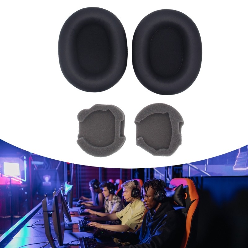 Elastic Ear Pads Ear Cushion Cover Earmuffs for WH-1000XM5 Headphones ...
