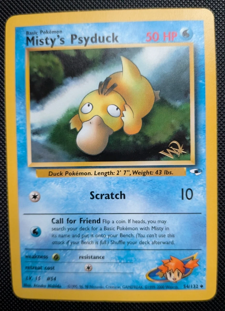 【アメリカ限定、貴重】　海外版カスミのコダック　Misty’s Psyduck アメリカ限定、貴重】 海外版カスミのコダック Misty's Psyduck