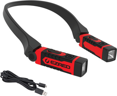 Rechargeable Neck Light - Hands-Free Lighting, Ideal for Mechanics, Camping, DIY