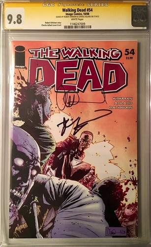 Walking Dead #54 SS CGC 9.8 2X Signed by Kirkman & Adlard 1 of 5 LOW POP HIGHEST