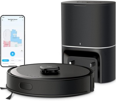 LiDAR Navigation Robot Vacuum and Mop with -Emptying Dock, 5300Pa Max, 97%+ D...