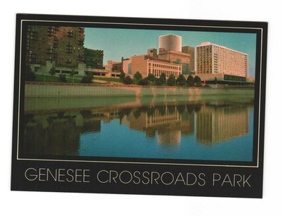 GENESEE Crossroads Park vintage postcard unposted