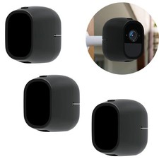 3 Pcs Black Silicone Skin Covers for Arlo Pro Pro 2 Security Camera Protection
