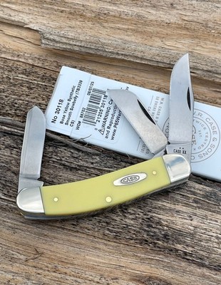 CASE XX *a 2025 SMOOTH YELLOW SYNTHETIC SOWBELLY CS KNIFE KNIVES