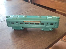 1950s Vintage MSK Japan Tin Friction Toy SANTA FE Trolley/Train  Works!