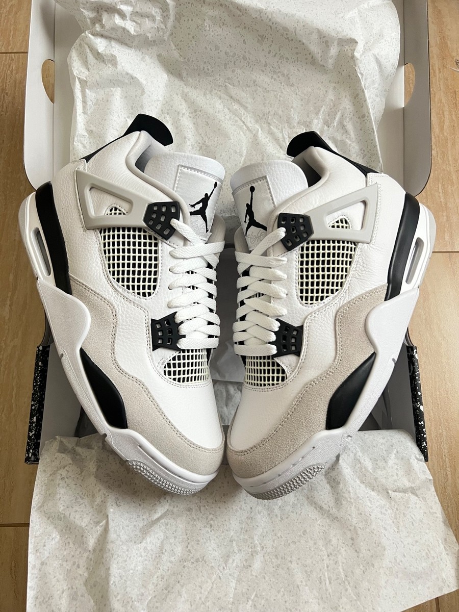 Size 9 - Jordan 4 Retro Mid Military Black (NEW & AUTHENTIC