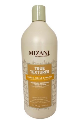 Mizani True Textures Conditioner Curls, Coils, WV 1 Liter Moisture Replenish