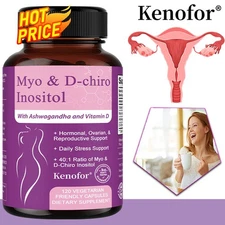 Myo & D-chiro Inositol Capsules -Regulates Female Body Functions-Physical Health
