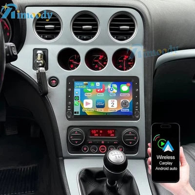 RIMOODY Radio de coche 64 GB Android 15 Carplay GPS para Alfa Romeo 159 deportivo Brera Spider