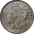 1921-S Morgan Silver Dollar NGC MS62 Light Toning