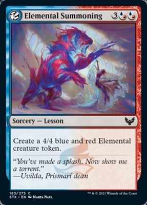 Elemental Summoning - STX MTG - Light Play