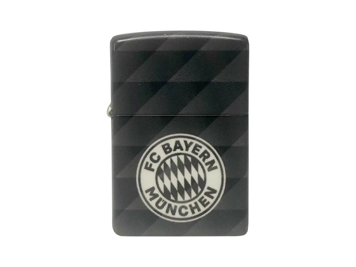 Zippo Feuerzeug FC Bayern München Premium 540° Grey Sturmfeuerzeug Geschenkset S0d9a0ke