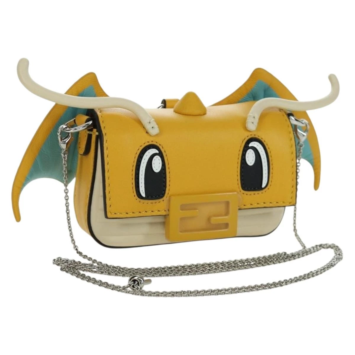 Fendi Yellow Leather Exterior Bags & Handbags for Women for sale