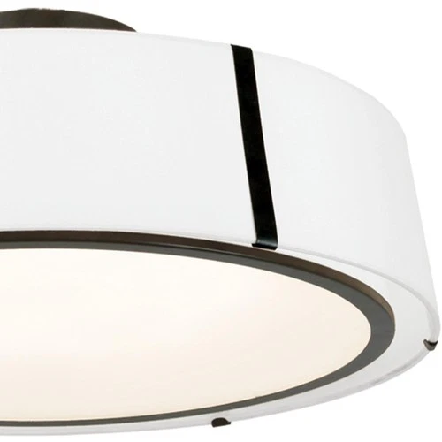 Crystorama FUL-907-BK_CEILING Fulton Semi-Flush Mount Black - Picture 3 of 7