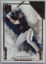 2025 Panini Impeccable #70 Luke Keaschall #71/99 Minnesota Twins