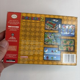 Nice! Mario Party 2 - Nintendo 64 N64 Complete In Box W/ Protector Tested Cib