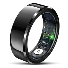 Smart Ring: Sleep  Fitness Tracker, Heart Rate  Blood Oxygen, Waterproof,Black