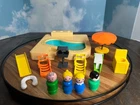 Vintage Fisher Price Little People SWIMMING POOL #2526. Complete. MINT. Extras.