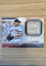2021 Topps - 70th Anniversary Manufactured Logo Patches Series 2 Roger Clemens 