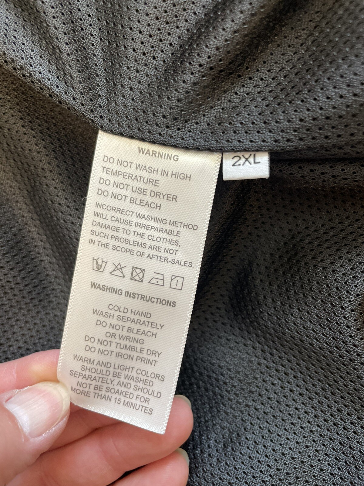 Men’s Pullover Jacket Red Black Windbreaker 1/4 Z… - image 22