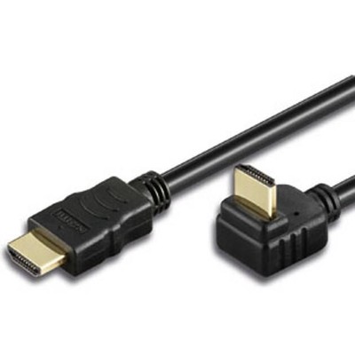 Techly ICOC-HDMI-LE-010 1M High Speed Hdmi Cable With  Ethernet A/A M/M Angl ~E~