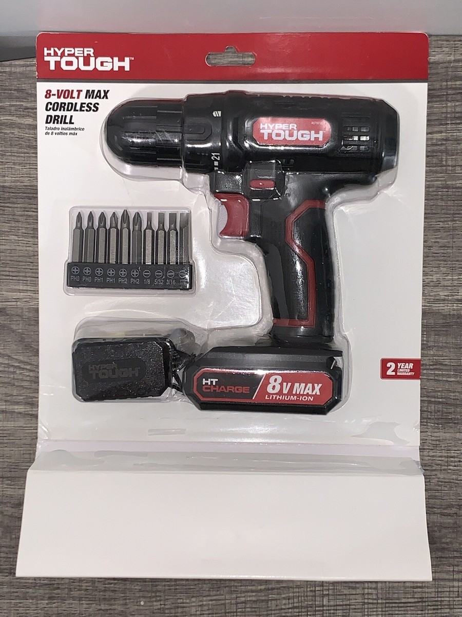 ¡Hyper Tough Volt Cordless Drill Set!