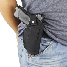 Concealed Carry IWB OWB Holster Metal Clip Belt Pistol Gun Holster Pouch US