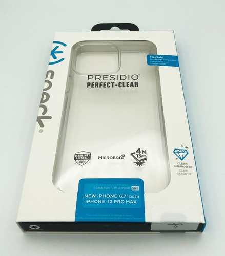 Speck® Tough Cover Case for Apple iPhone 13 Pro Max - Presidio Perfect Clear - Picture 6 of 7