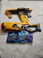 Nerf Official Dart Tag Guns Quick 16 Blaster Swarmfire Lot Of 2 With Darts