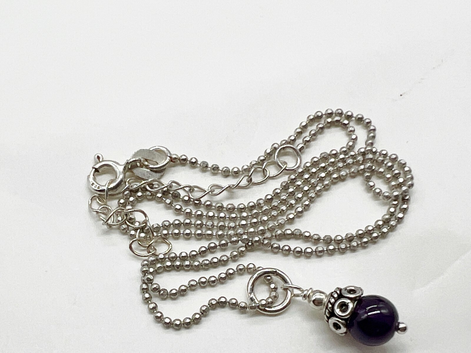 VINTAGE SOLID SILVER SCOTTISH CELTIC SMALL AMETHY… - image 3