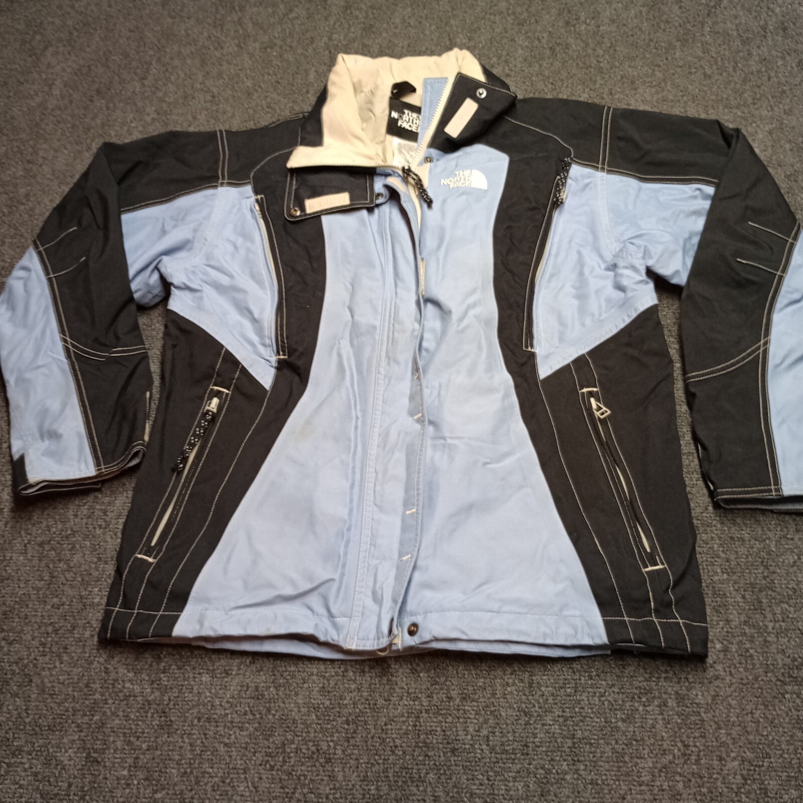 Chaqueta para mujer The North Face grande azul con cubierta exterior solo 3 en 1