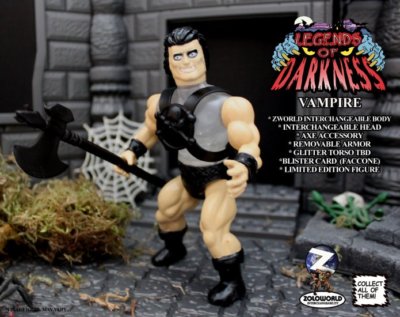 2017 REALM OF THE UNDERWORLD 5.75'' LEGENDS OF DARKNESS VAMPIRE PROTOTYPE 2MOCKUP