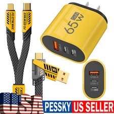 65W Fast Type C Wall Charger , 4-In-1 65W Sup...