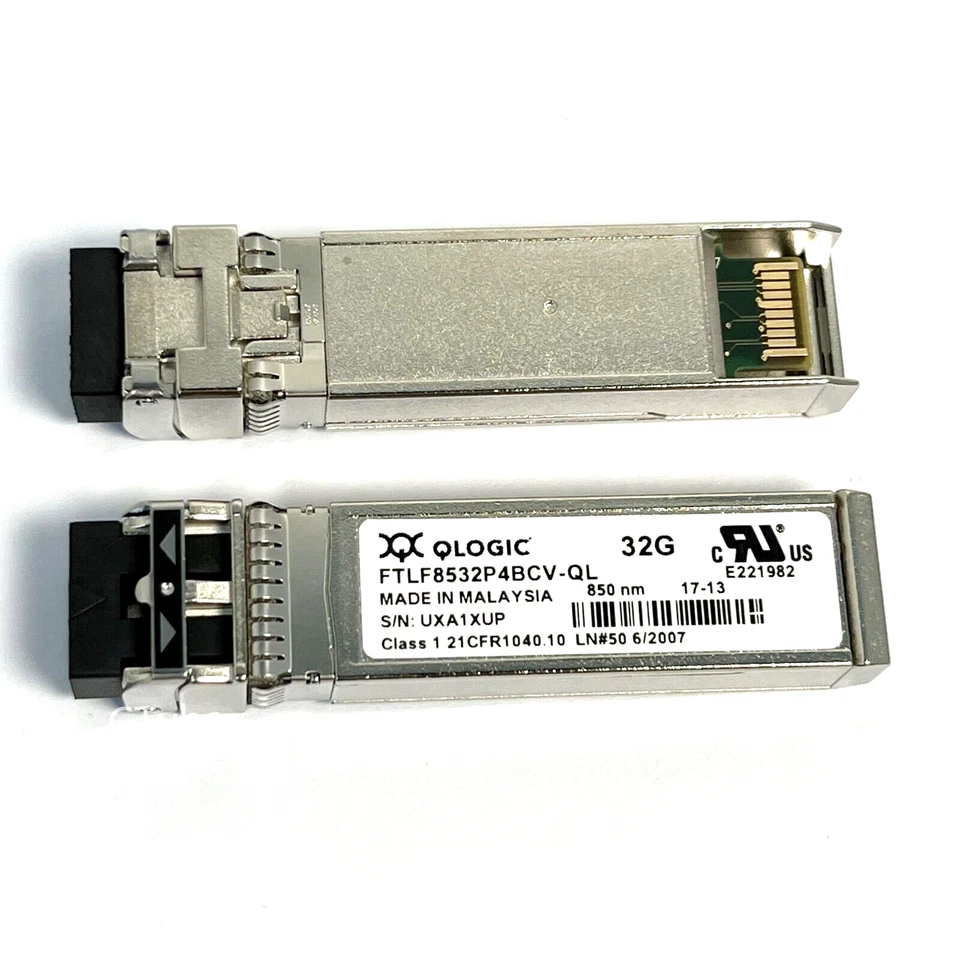 Qlogic SFP32-SR-SP FTLF8532P4BCV-QL 32G FC SFP28 SW FC 850nm 光学收发器 — 第 4/4 张图片