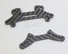 For Kyosho Fazer TC CARBON FIBER Front  Rear SHOCK TOWERS Ugrade Part -BLACK-