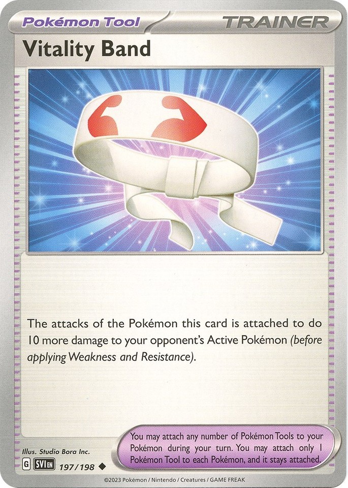 Vitality Band 197/198 SV01: Scarlet & Violet Base Set - 1 of 1