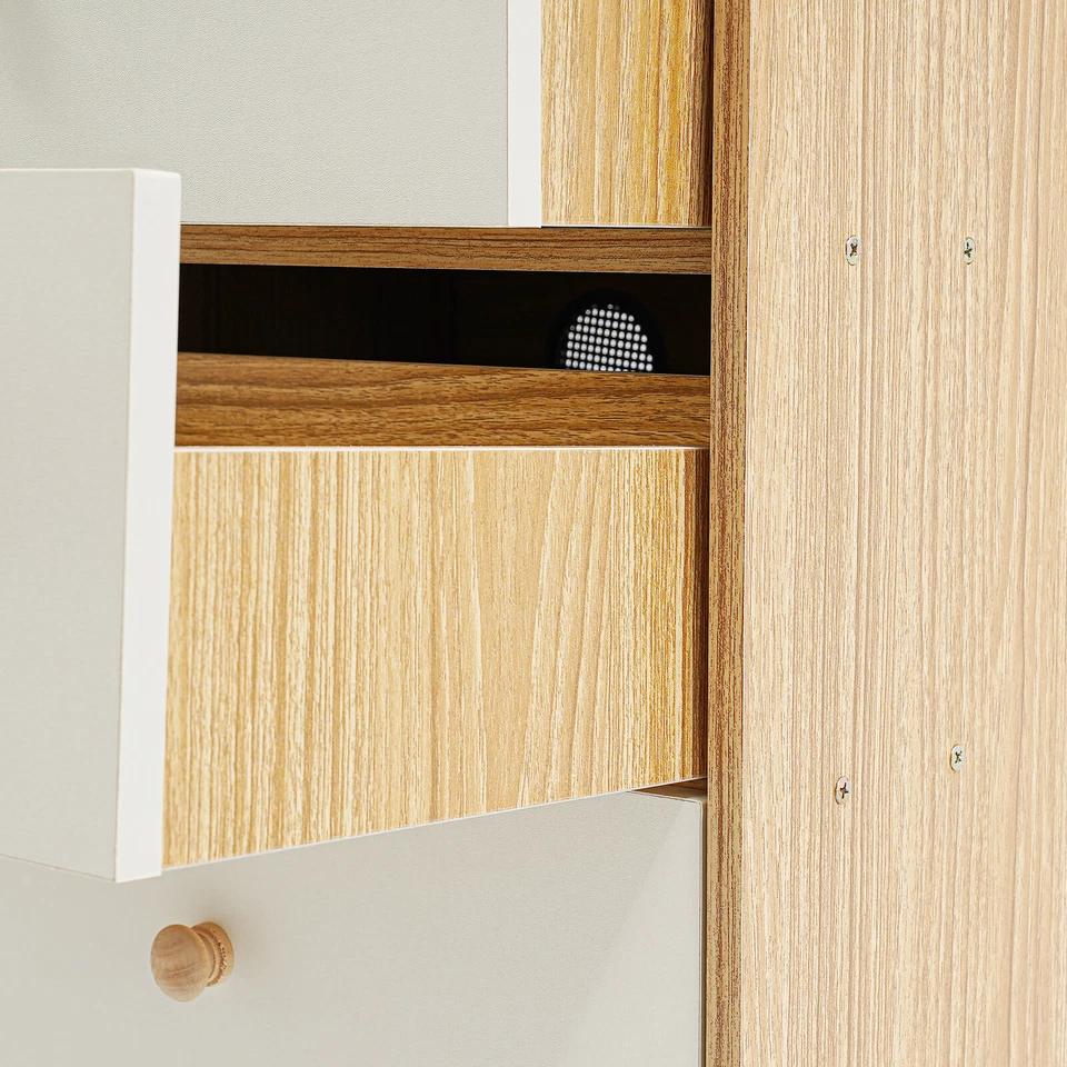 Armario con cajones, armario de almacenamiento, armario de almacenamiento para sala de estar Foto 4 de 4