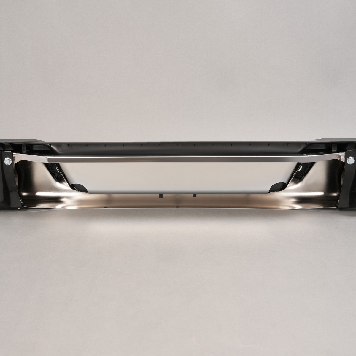 Complete Chrome Rear Step Bumper For Chevy Express & GMC Savana Vans 1996-2024 - Direct Fit