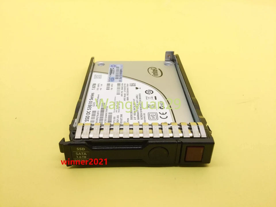 NEW HPE 2.5" 1.6TB SATA 6G G8 G9 Gen10 Server SSD Replace 869386-B21 869581-001 - Image 3 of 4