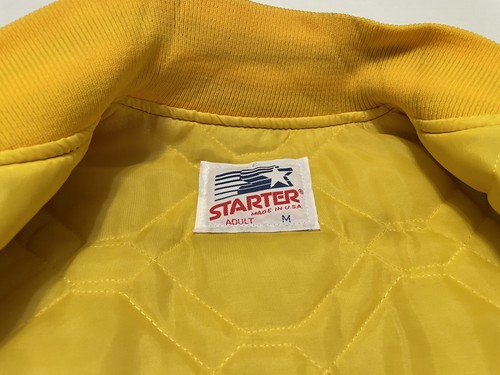 Vintage 80s STARTER FSU COMMANDERS Colors PLAIN SATIN JACKET NEW Old Stock NWT M - Picture 5 of 7