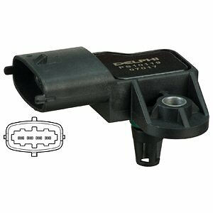 Sensor, intake manifold pressure for RENAULT SUZUKI DELPHI PS10119 - Picture 2 of 3