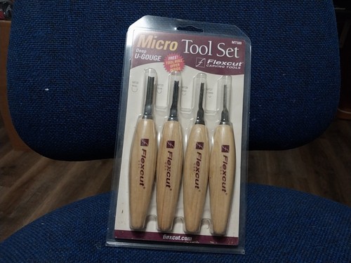 Flexcut Deep U-Gouge Micro Tool Set MT500