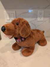 Build A Bear Dachshund Wiener Dog Collar Plush Stuffed Animal