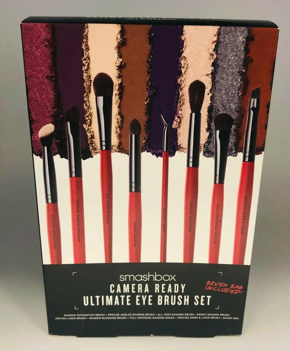 Smashbox Camera Ready Ultimate Eye Brush Set Includes 8