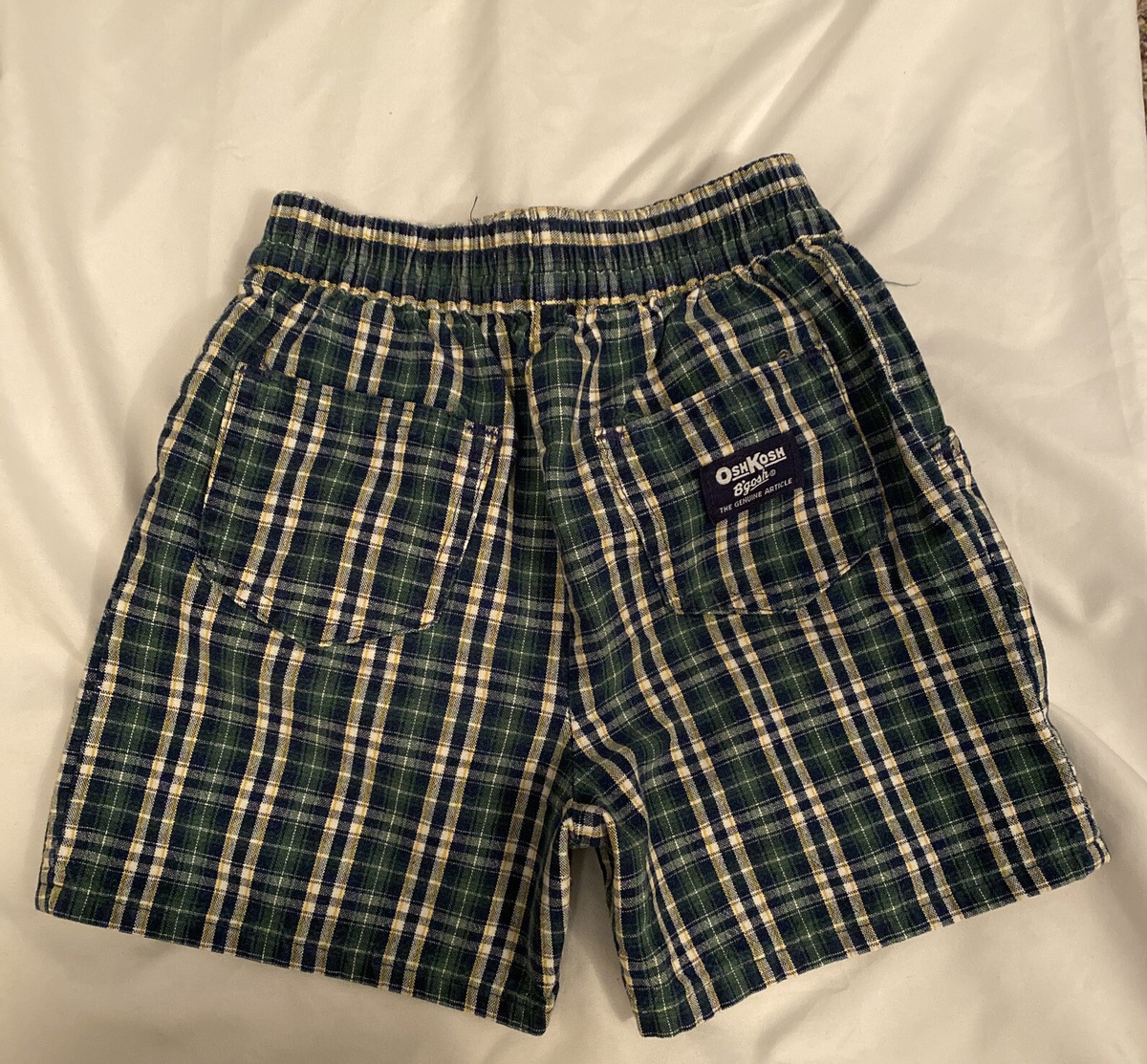 Vintage Oshkosh Plaid Shorts Boys Size 6 | eBay