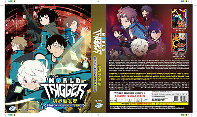 World Trigger Season 1 and 2 Volume 1 to 75 DVD Set English