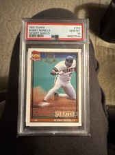 1991 Topps Desert Shield #750 BOBBY BONILLA PSA 10 PIRATES