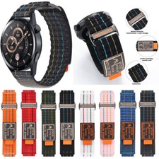 22mm Nylon Loop Band For Huawei Watch 4 3 GT 5 GT5 GT 4 GT3 GT2 Pro 46mm Strap